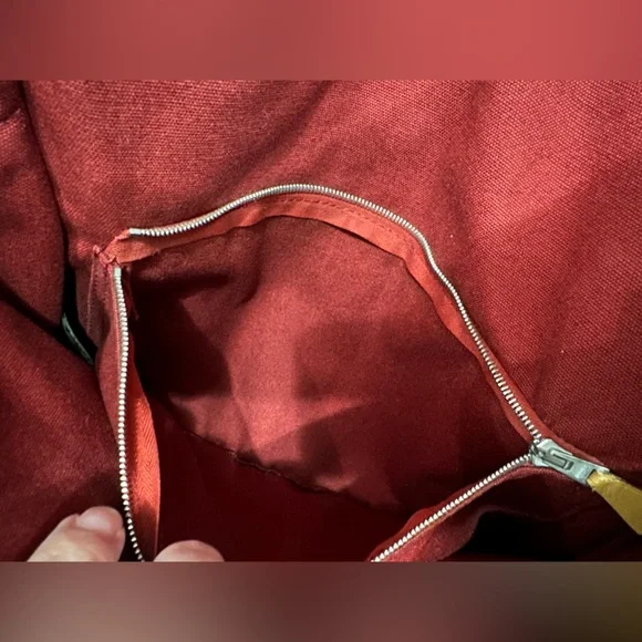 Hermes canvas Red crossbody Bag - Picture 11 of 13
